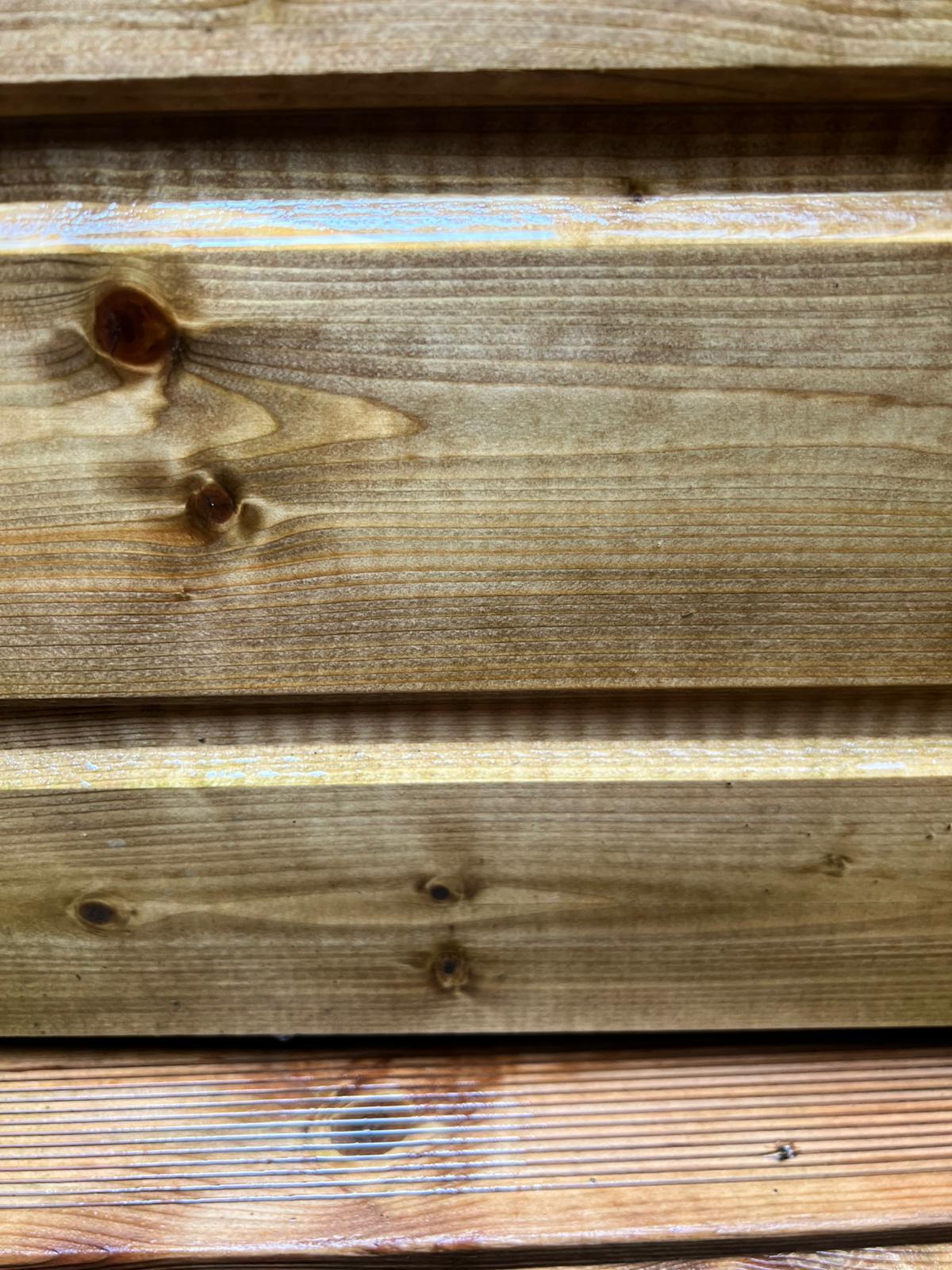 après terrasse en bois